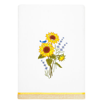 Azade 3 Piece 100% Turkish Cotton Towel Set -  Linum Home Textiles, EDR00-3C-GIRASOL