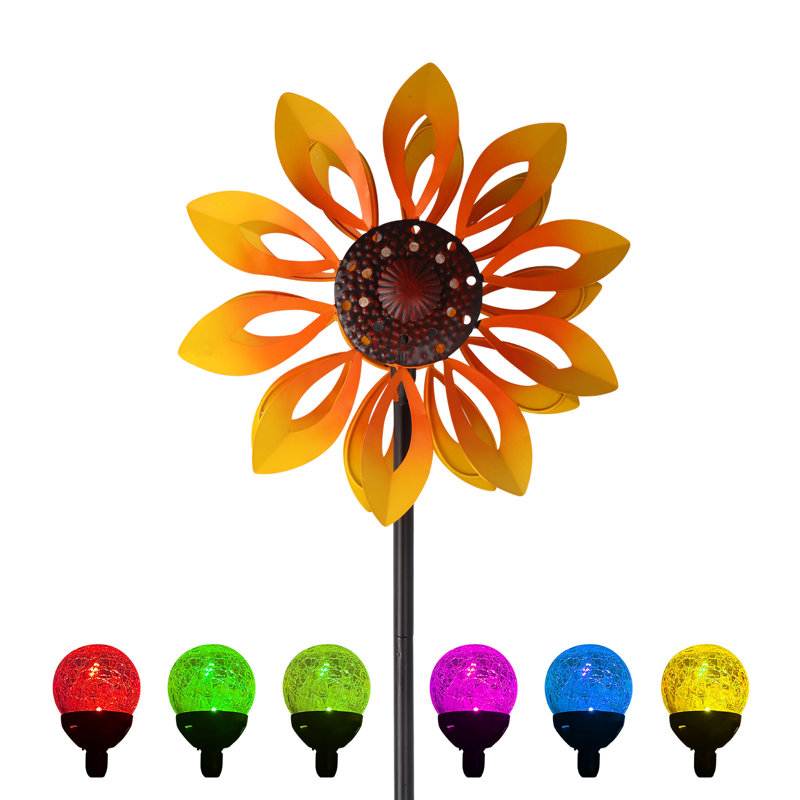 Éolienne jaune tournesol