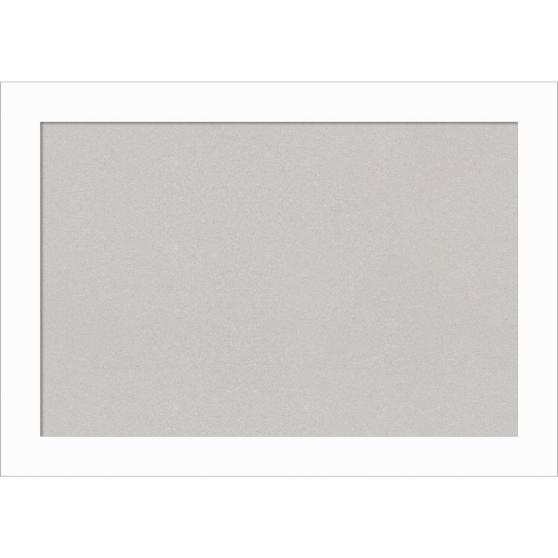 Petit tableau d'affichage mural en liège mural, Bois blanc, 19 po x 27 po