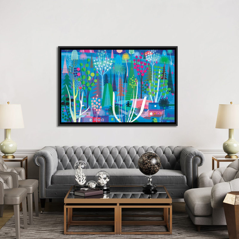 « rêve of égypte », reproduction d’impression sur toile, H 18 po x l 26 po x P 1,5 po, Toile avec cadre noir, Pas de tapis