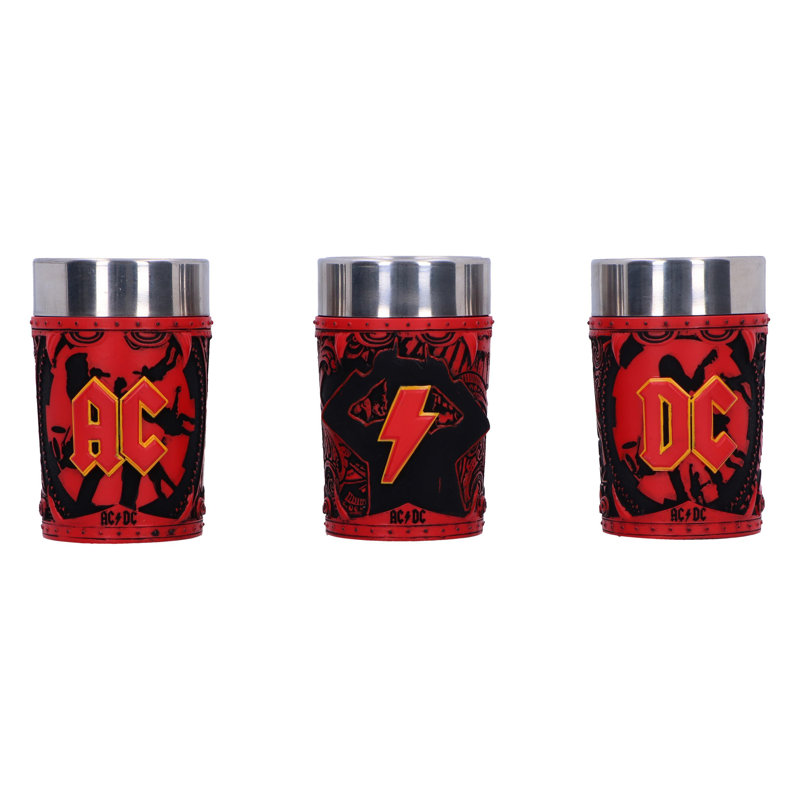  Ensemble de 3 verres à liqueur ACDC
