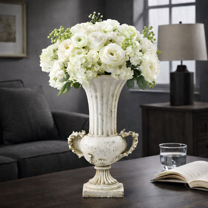 Classic Grand Corinthian Distressed Urn
