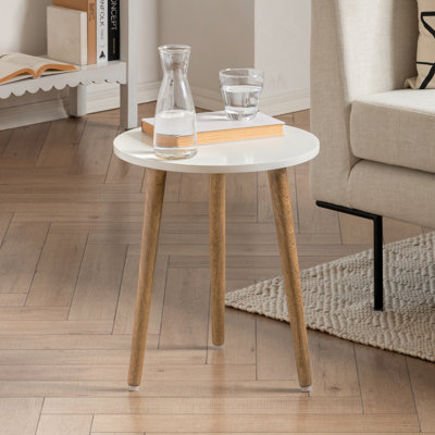 JFY Designs Wooden Side Table - End Table & Accent Tables for Living Room & Bedroom, Sofa Table, Accent Furniture for Home Décor