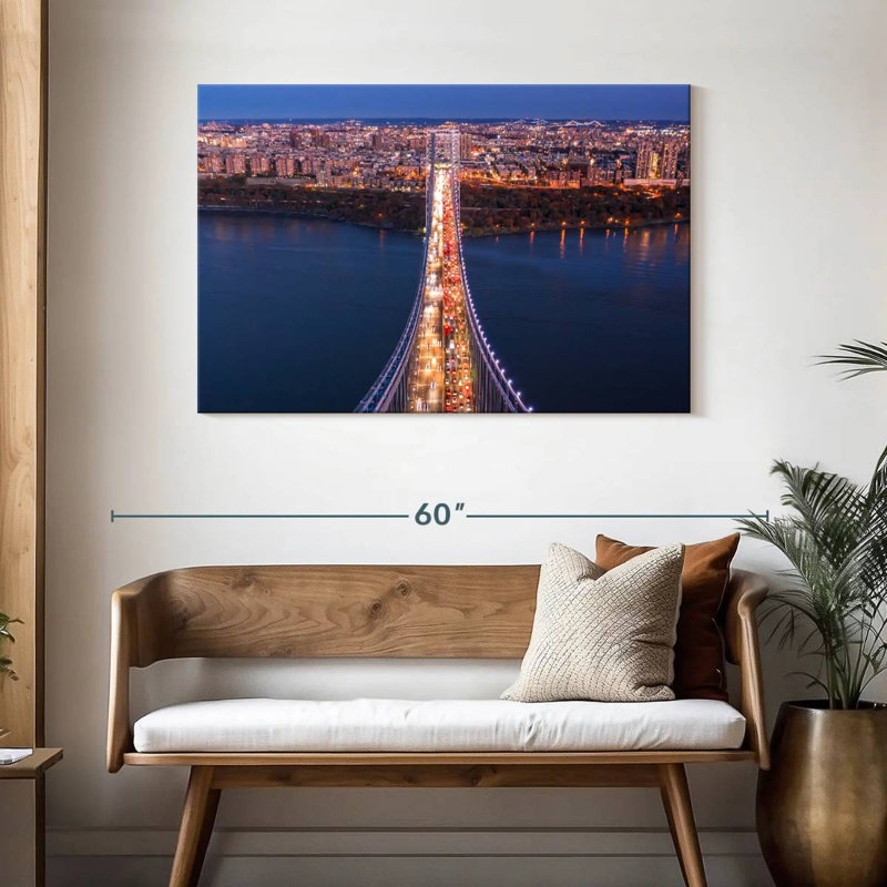 Kavia Mackinac Bridge Bustle, 30" H x 45" W