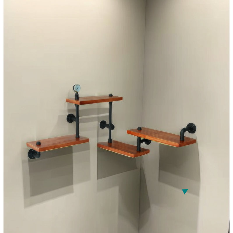 Johnneisha 4 Piece Iron Bracket Shelf