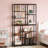 Tall Staggered Bookcase Shelving