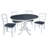 Gadmann Pedestal Extendable Solid Wood Dining Set-81371308-110887677