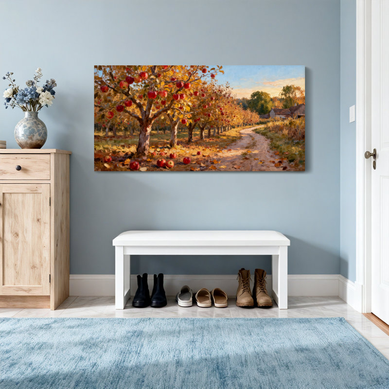 Paysage et paysage d'automne, H 28 po x l 58 po