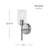 Wexton 1-Light 5.81” Wide Wall Sconce-109594277-109594275