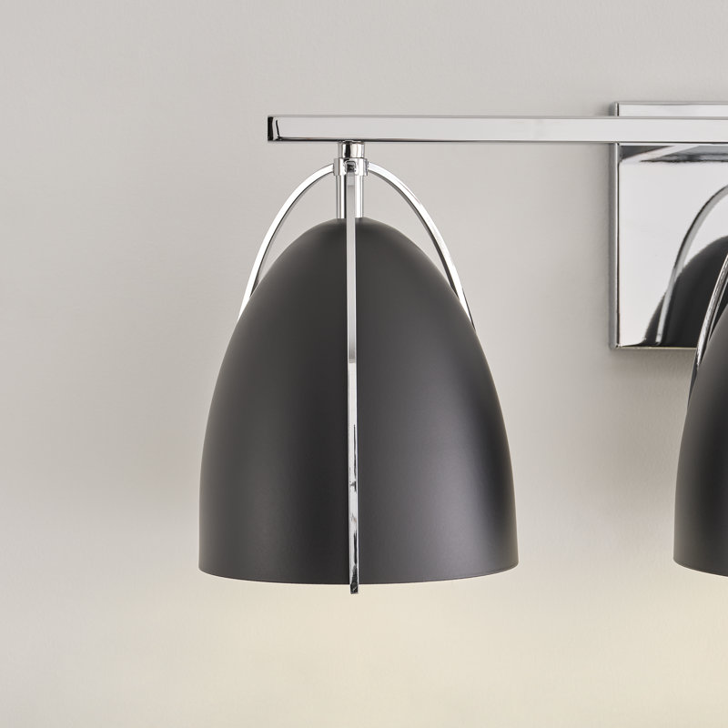 Three Light Wall / Bath, Chrome, No