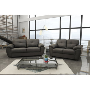 Capri 3+2 Sofa Set Faux leather
