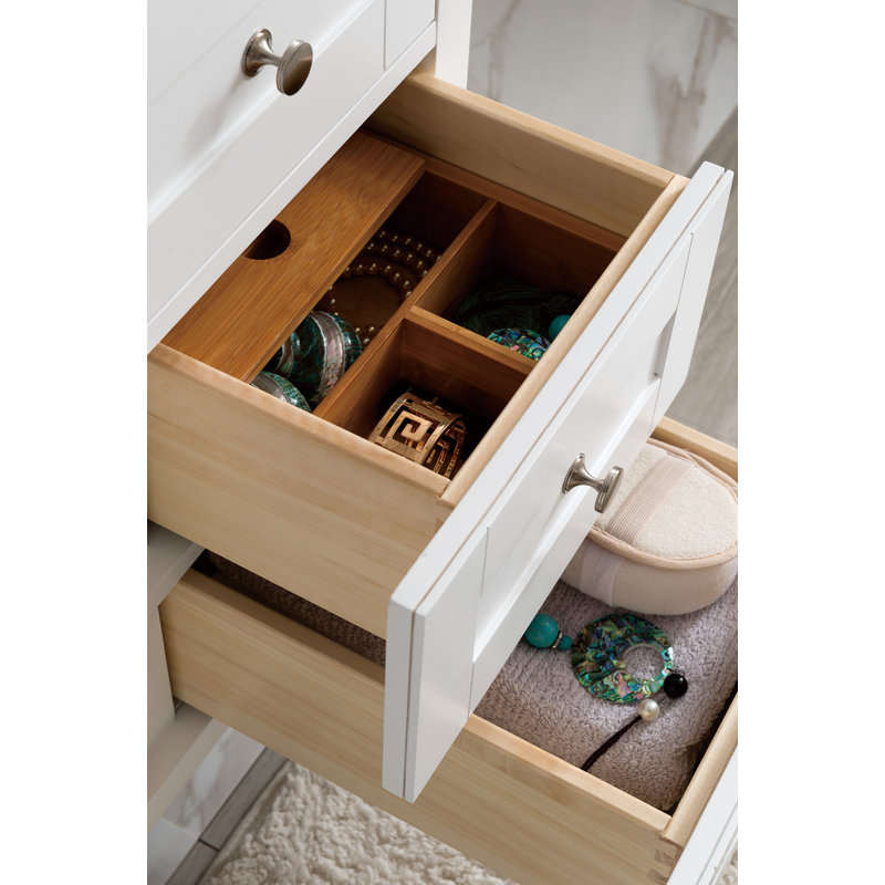 Palisades 36'' W Single Vanity, Bright White, Ethereal Noctis