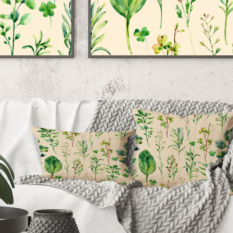 Coussin Meadow Weeds And Herbs I