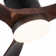 52" 3 - Blade Wood Flush Mount Ceiling Fan with Remote Control and Light Kit Included