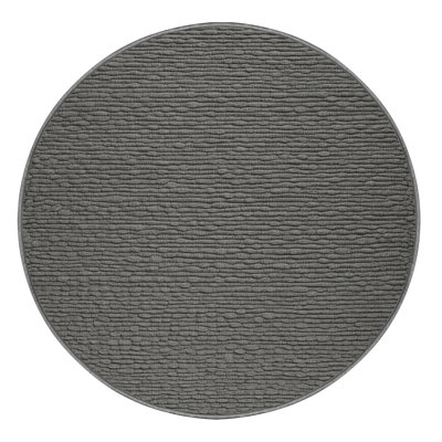 Tapis gris uni lavable à la machine