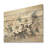Seasonal Flowers Charm In Winter I - Seasonal Flowers Wood Art On Natural Pine Wood-1450520218
