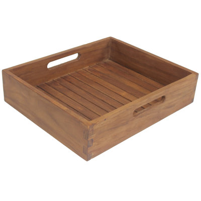 Moa Large Size Teak Storage Tray
