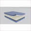 Matelas | Matelas en mousse à mémoire de forme roulée et amp; 8 po | Simple | Bleu-gris