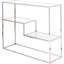 Yerkes 100cm Glass Top Console Table