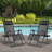 Jaleasa Outdoor Rust-Resistant Metal Chaise Lounge-982928592