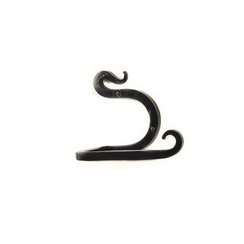 Porte-papier hygiénique forgé à la main, Noir mat