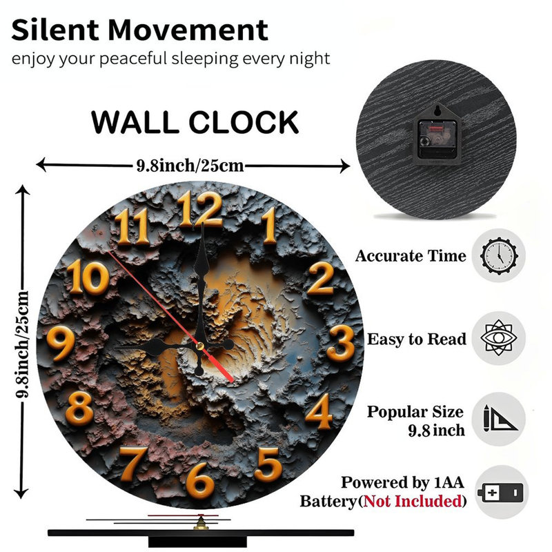 Horloge murale artistique
