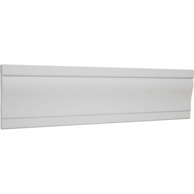 WM444 - 3 1/2 in. H x 5/8 in. P x 96 in. L, TrueCraft PVC Casing Moulding, White
