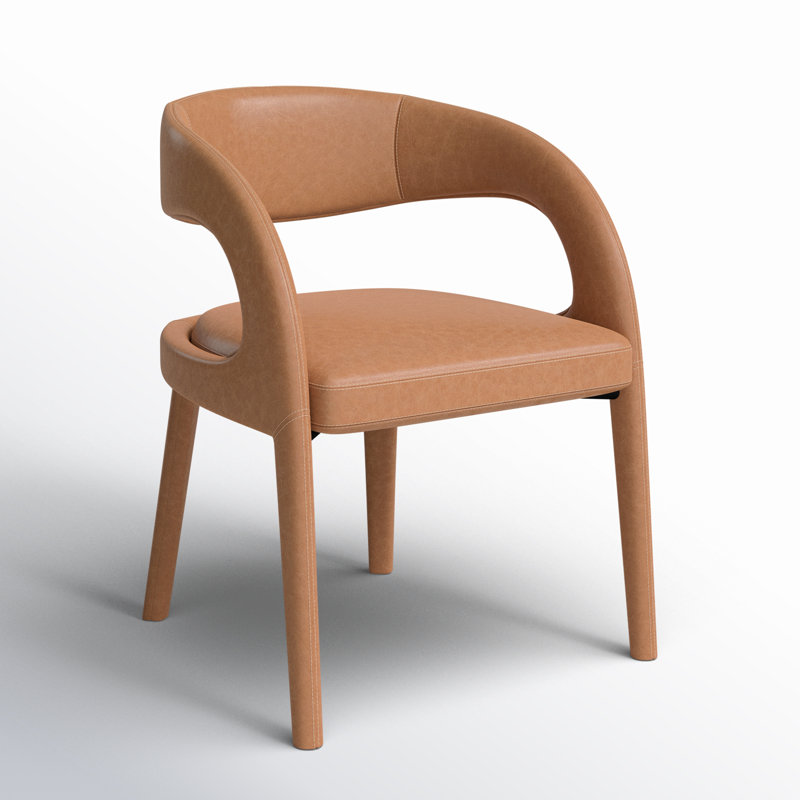 Hawkins Standard Upholstered Arm Chair, Butterscotch