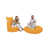 Polyester orange est en rupture de stock