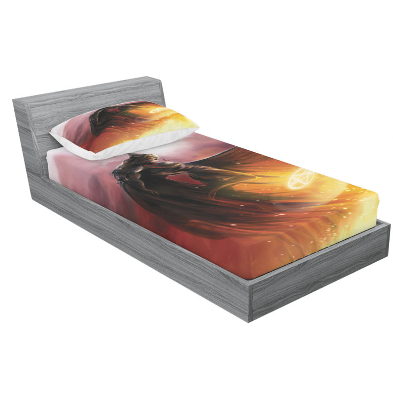 Microfiber Sheet Set, Twin Sheet Set with Fitted Sheet