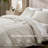 Bedsure Luxury Hotel Duvet Cover, 100% Cotton Rope Weave Bedding Set, Includes 1 Duvet Cove with Hidden Zipper & 2 Pillow Shams, Linen, Comforter Sold Separately-117599867-117599865