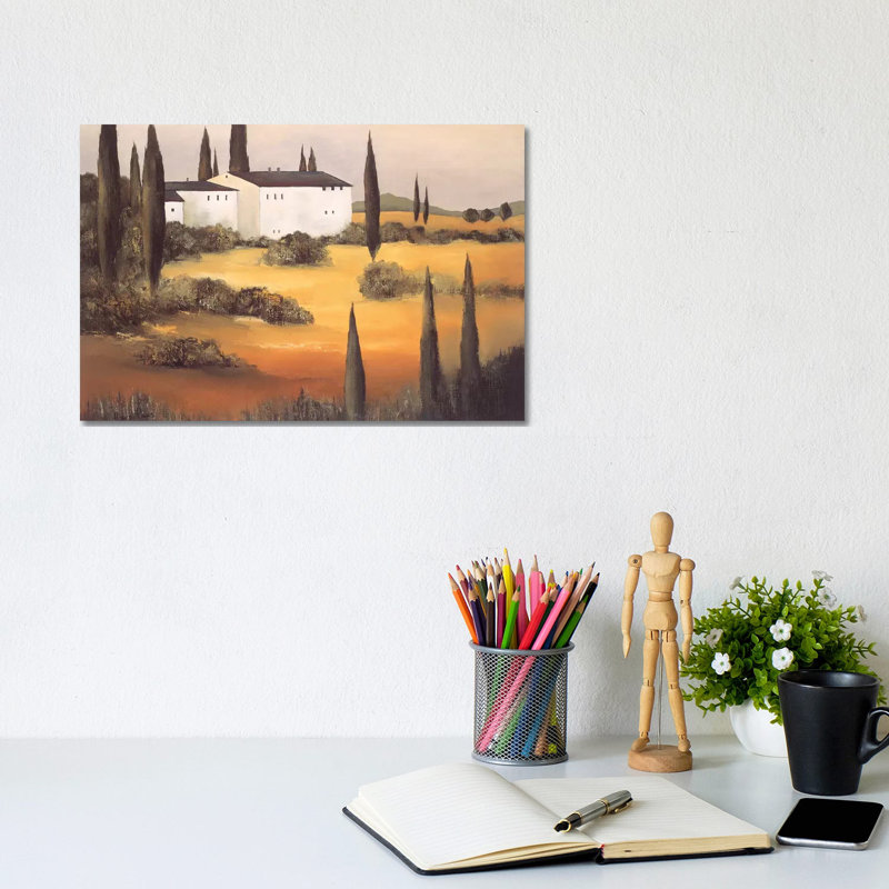 Twilight I by Hans Paus - Wrapped Canvas Painting, 20.32 cm H x 30.48 cm W