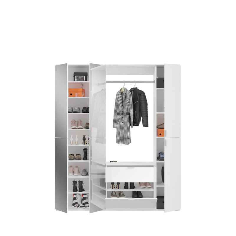 4-Piece Hasika Wardrobe Combination