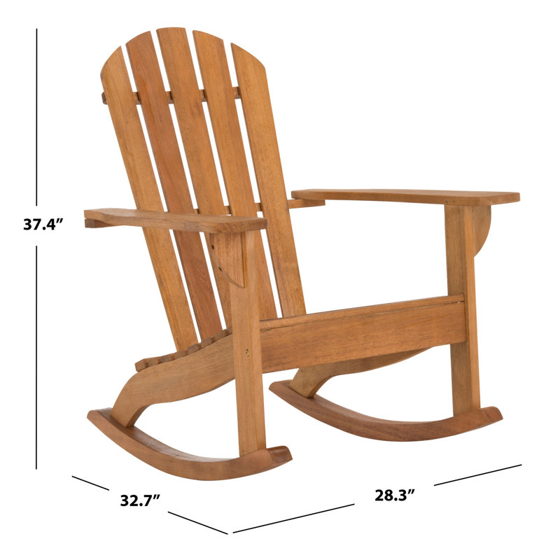 Chaise berçante George, Naturel