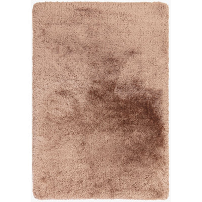 Plush Deep Pile Shaggy Blush Rug