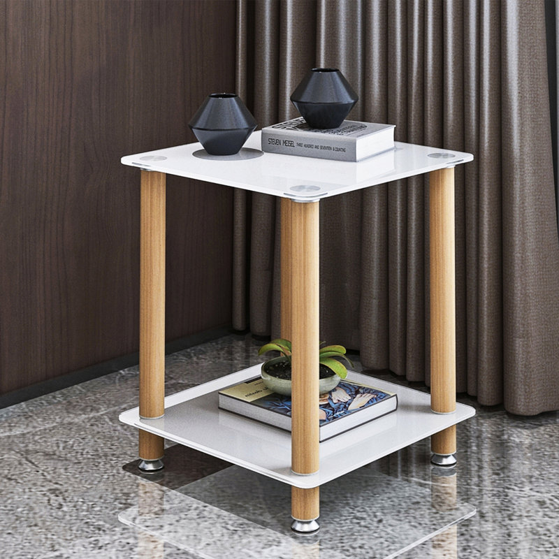 Table d'appoint en verre