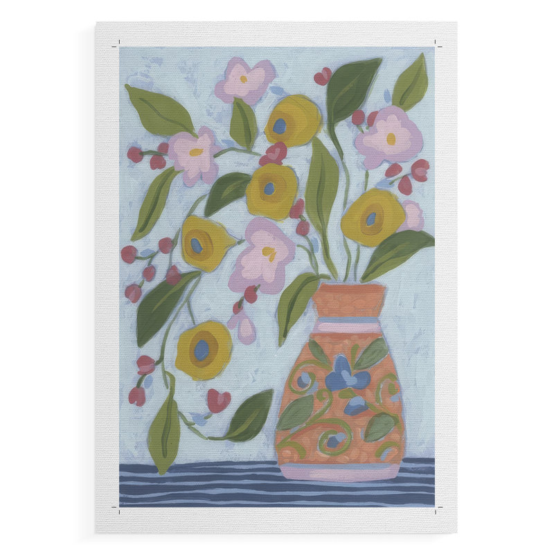 Bouquet Vibes II - Impression sur toile seulement - NON-CADRE, H 18 po x l 12 po