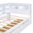 Wooden Twin Size Daybed With 2 Drawers, Daybed With Storage Shelf And USB Charging Ports-150490481