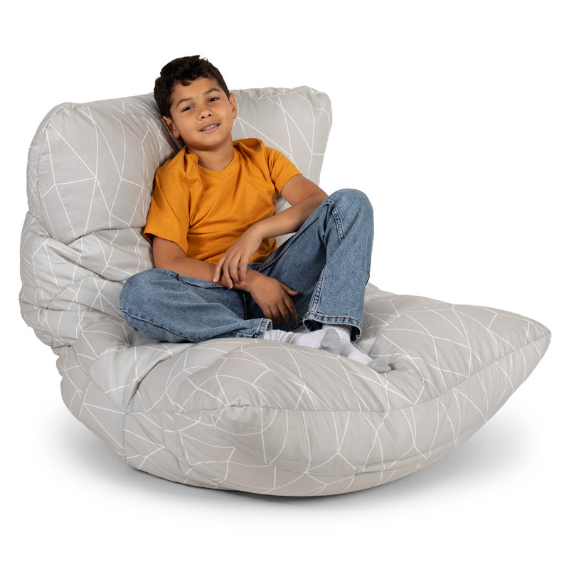 Big Joe Roma Bean Bag Lounger, Moonstone Tessellation 