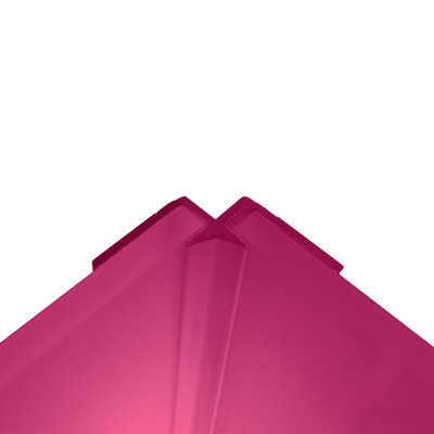 1.2" x 96" Wall Paneling in Pink