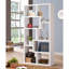 Bibliothèque blanche à 8 tablettes - Maison robuste et élégante avec 8 tablettes-126060732