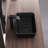 Small Matte Black Vessel Sink, Rectangle 16"x12" Bathroom Vanity Sink Above Coun Lavatoryter