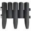 36 bordures de gazon vidaXL anthracite 32,8 pi PP-1100418116