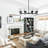 8 - Light Dimmable Wagon Wheel Chandelier