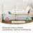 113"  L-Shape Compression Boneless Cloud Modular Sofa Couch-130168156