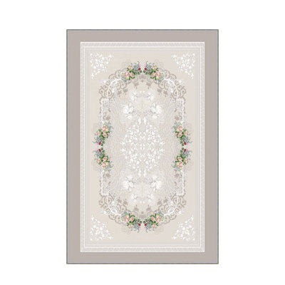Luxueux tapis tissé imprimé en 3D, 55,1 po x 86,6 po | 100% polyester, antibactérien, lavable à la machine | Pois en feutre antidérapant en PVC, d'une hauteur de poils de 0,3 po | Parfait pour le salon, la chambre à coucher et la décoration intérieure