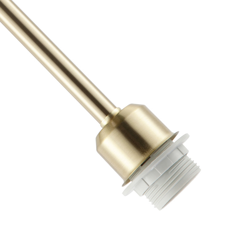 Classic Ceiling Light Fixture To Showcase Lamp Shades By Happy Homewares, Brushed Gold