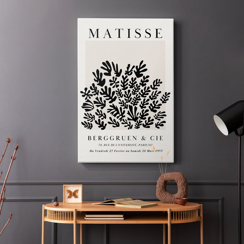 Matisse CDL XXXIX, reproduction d'art encadrée - Cavas, H 12 po x l 8 po