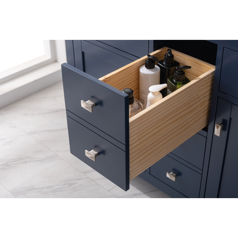 Odilion 48" Double Bathroom Vanity Set, Blue
