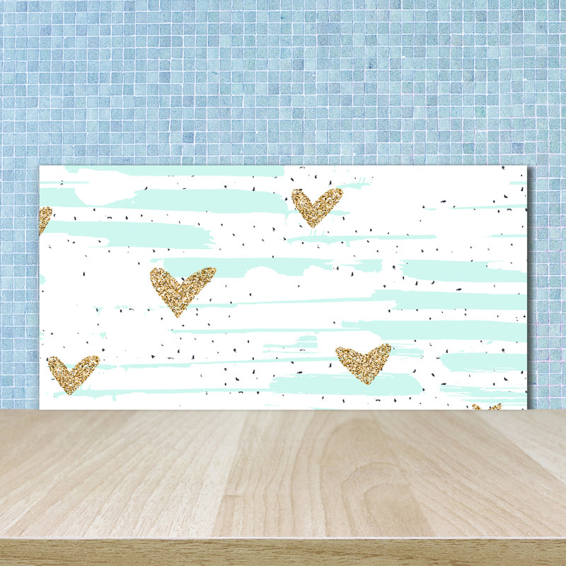 Alfiero 50cm W x 100cm L Glass Peel and Stick Panel